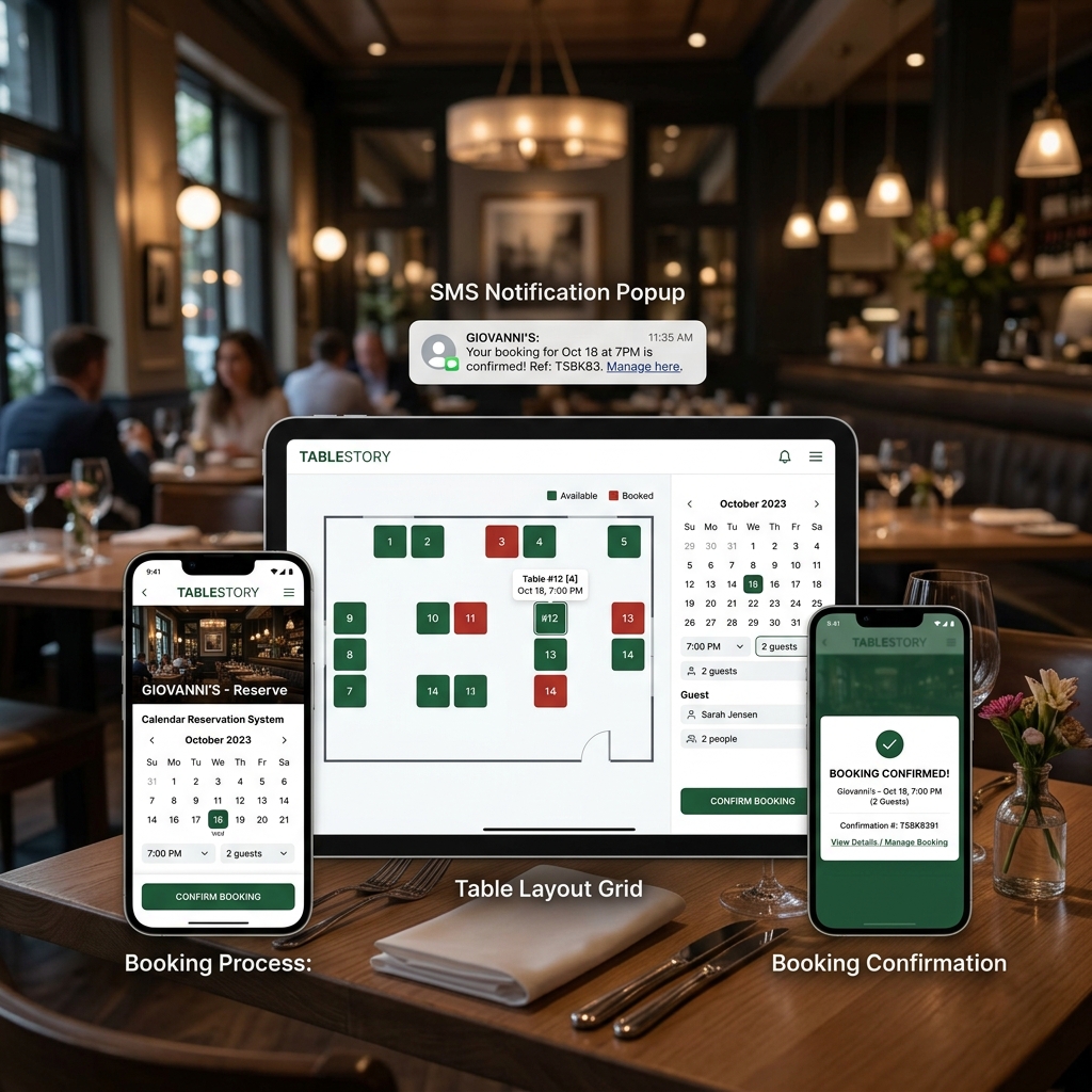 TableTime restaurant booking app